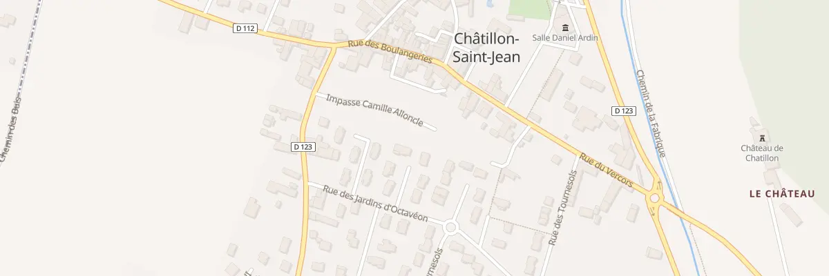 Plan du 14 Imp Camille ALLONCLE à Châtillon-Saint-Jean
