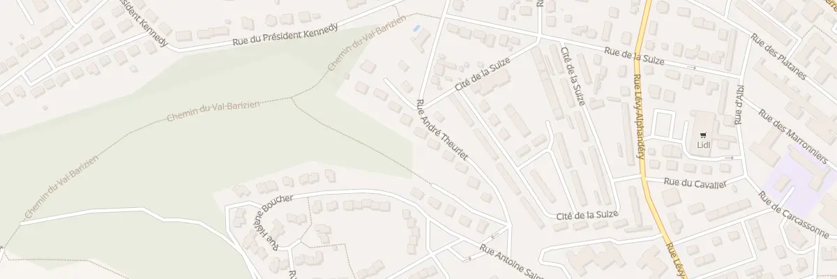 Plan du 52 Rue André Theuriet à Chaumont