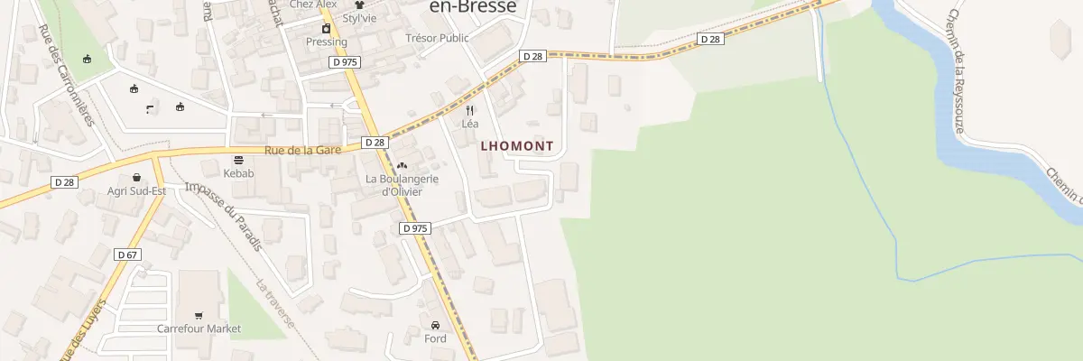 Plan du 119 Rue de l’Homont à Malafretaz