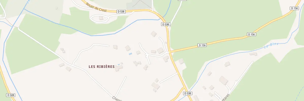 Plan du 5000 Les Ribieres à Bourdeaux