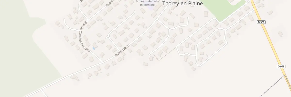 Plan du 8 Imp de la Grande Fin à Thorey-en-Plaine