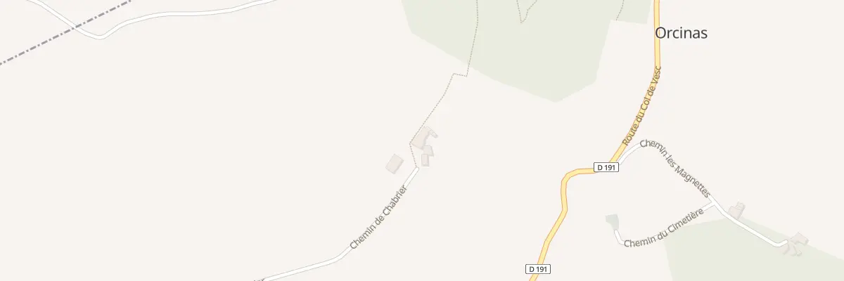 Plan du 5004 Chabrier à Orcinas