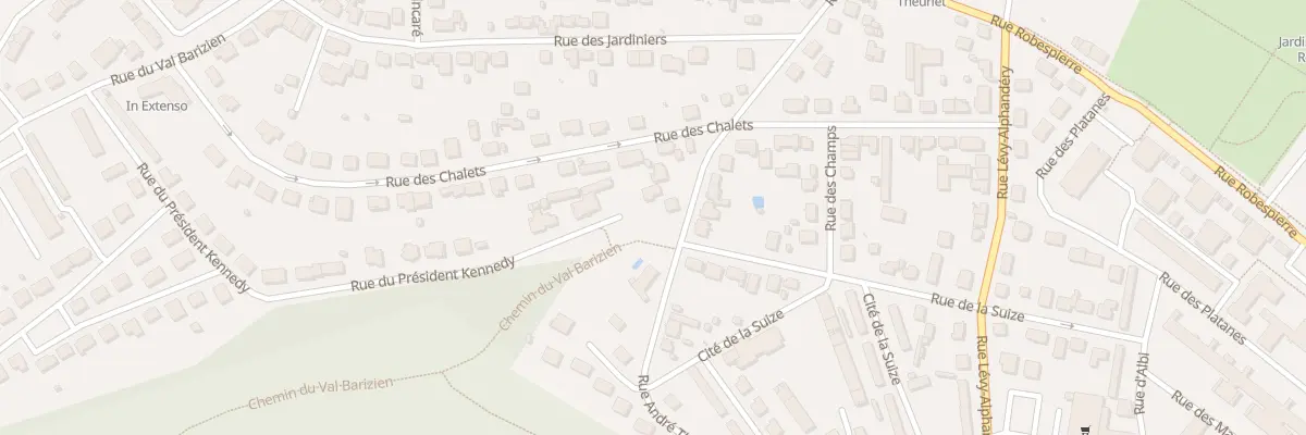 Plan du 36 Rue André Theuriet à Chaumont