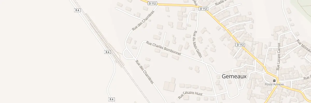 Plan du 7 Rue Charles Bombonnel à Gemeaux