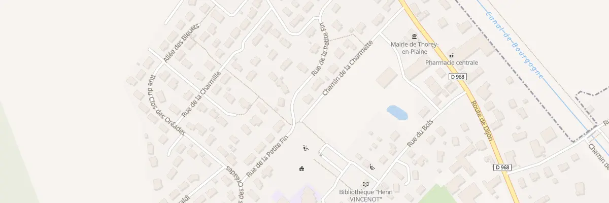Plan du 17 Rue de la Petite Fin à Thorey-en-Plaine