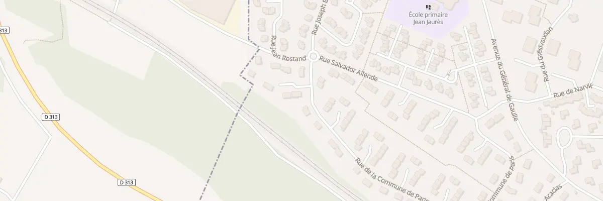 Plan du 122 Rue de la Commune de Paris à La Verpillière
