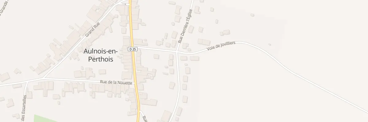 Plan du 4 Voie de Jovilliers à Aulnois-en-Perthois