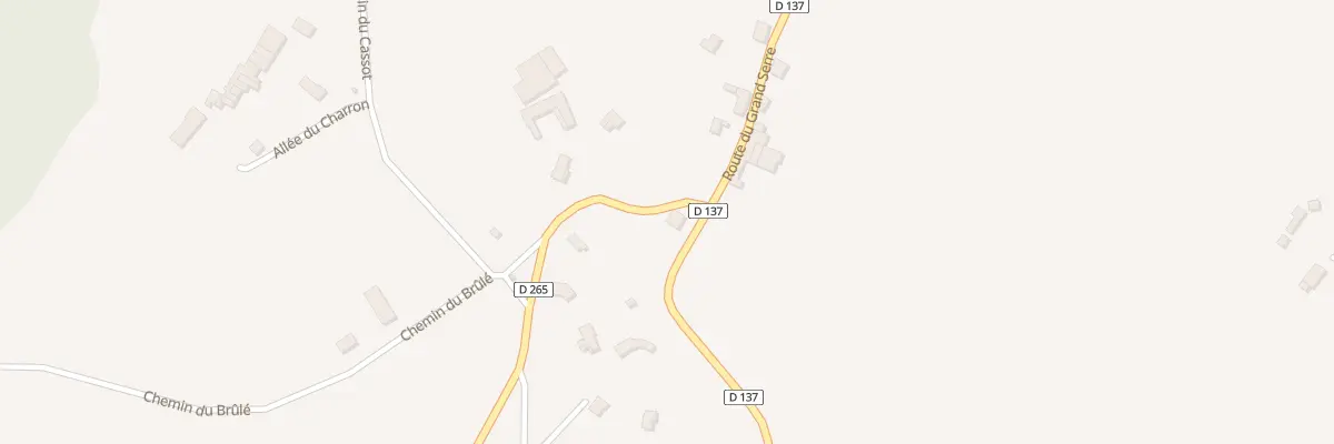 Plan du 675 Rte du Grand Serre à Valherbasse
