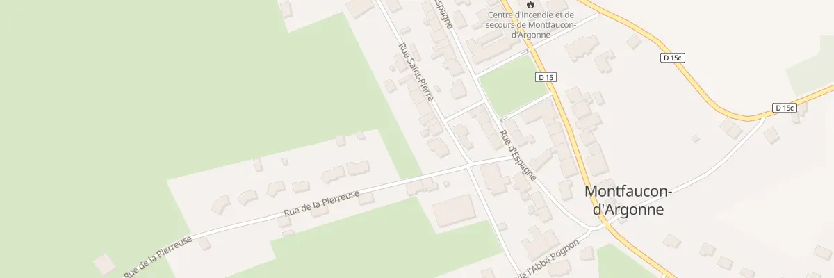 Plan du 3 Rue Saint Pierre à Montfaucon-d’Argonne
