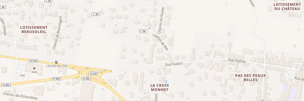 Plan du 9002 Rue Pasteur à Saint-Jean-de-Bournay