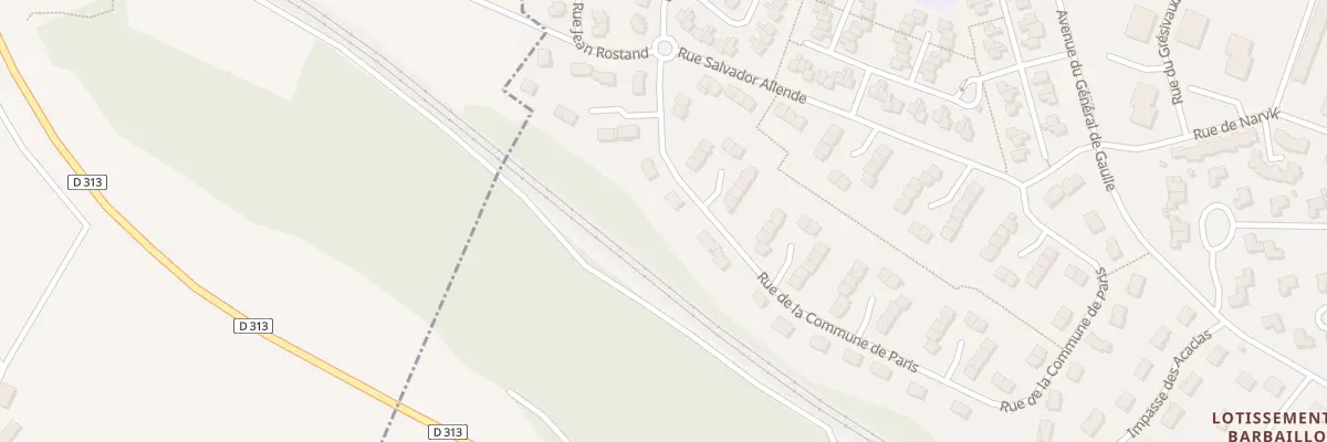 Plan du 120 Rue de la Commune de Paris à La Verpillière