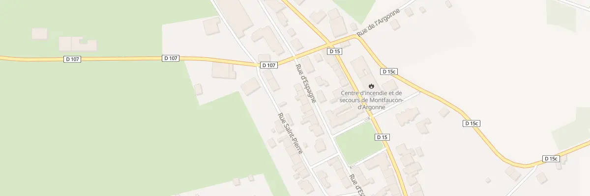 Plan du 33 Rue d’Espagne à Montfaucon-d’Argonne