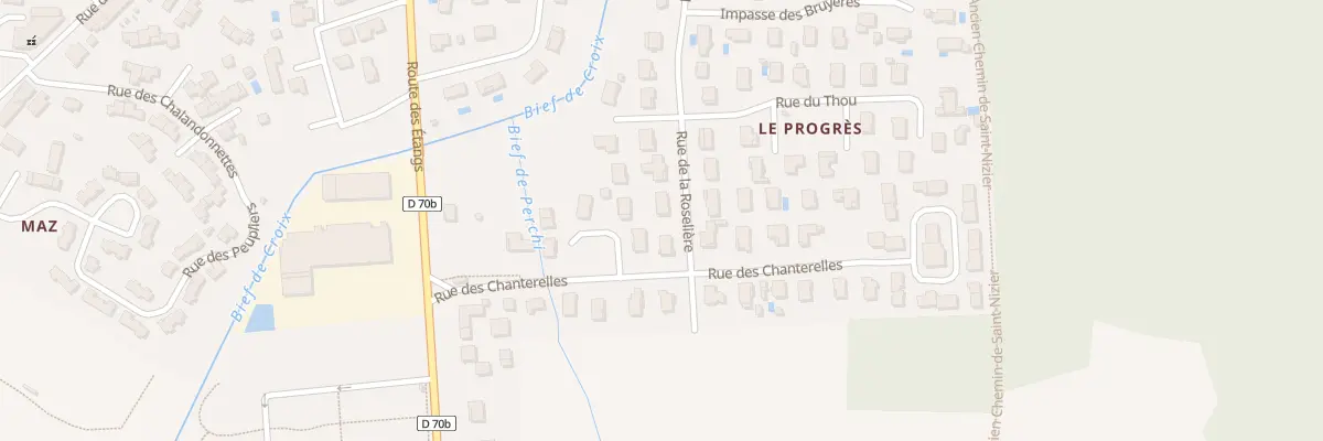 Plan du 3 Rue de la Roseliere à Saint-Paul-de-Varax