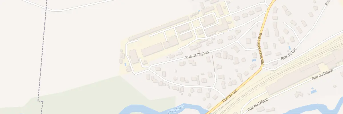 Plan du 1 Rue de l’Ignon à Marcilly-sur-Tille