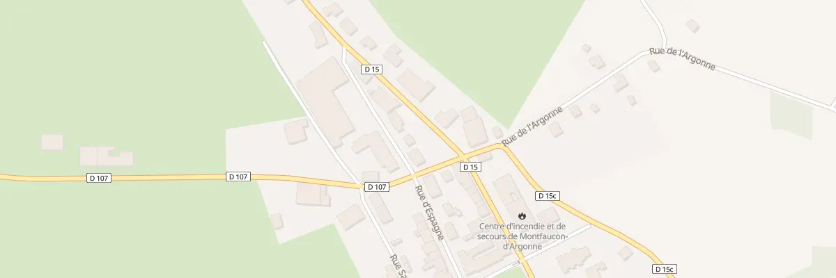 Plan du 12B Rue d’Espagne à Montfaucon-d’Argonne