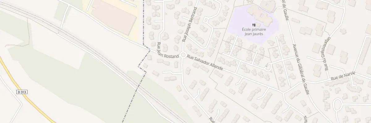 Plan du 89 Rue de la Commune de Paris à La Verpillière