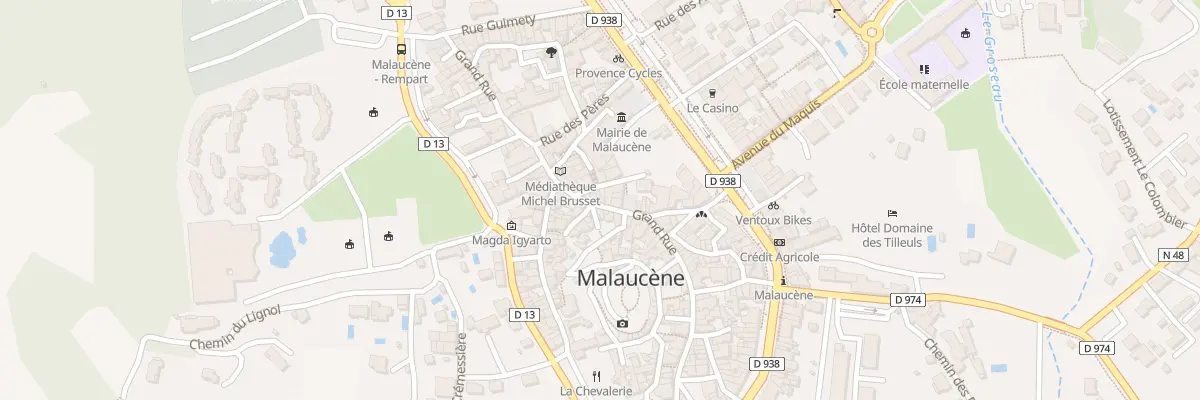 Plan du 37 Grande Rue à Malaucène