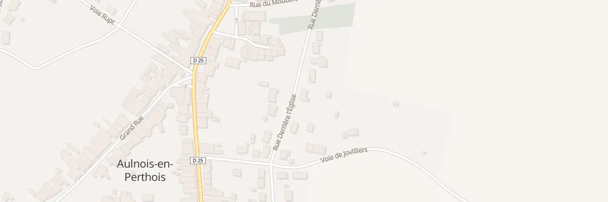 Plan du 6 Rue Derriere l’Eglise à Aulnois-en-Perthois