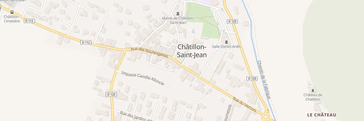 Plan du 15 Che de l’Eglise à Châtillon-Saint-Jean