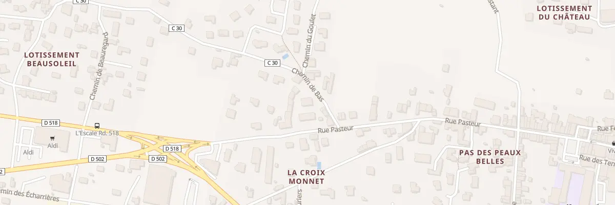 Plan du 34 Rue Pasteur à Saint-Jean-de-Bournay