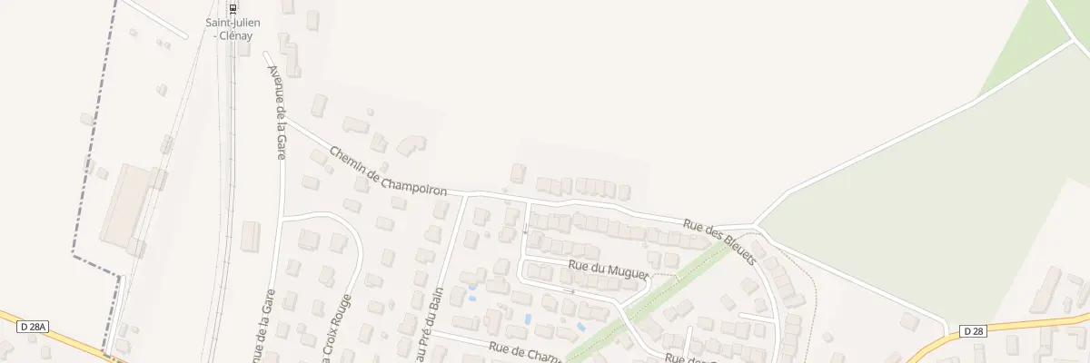 Plan du 78 Rue des Bleuets à Saint-Julien