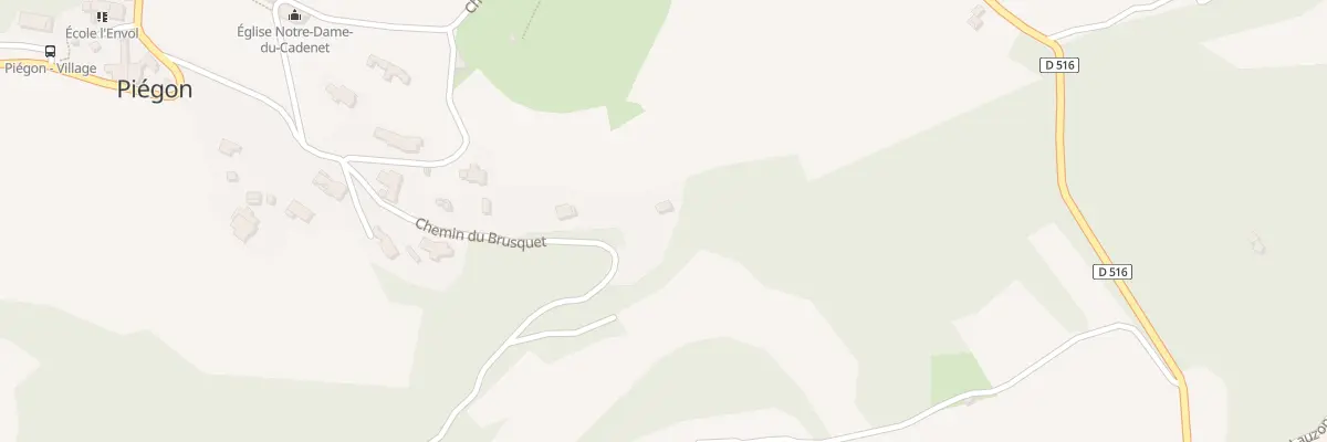 Plan du 5140 La Combe à Piégon