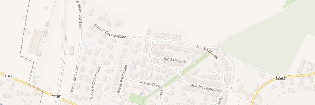 Plan du 3 Rue du Muguet à Saint-Julien