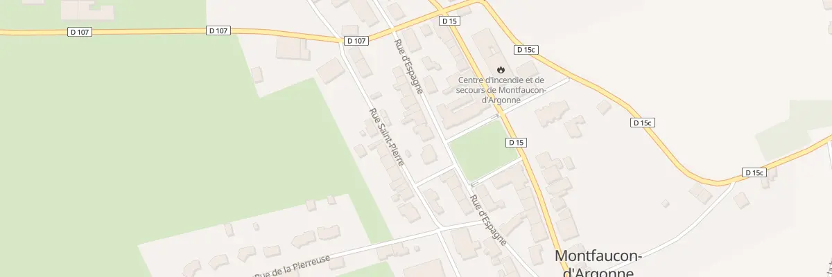 Plan du 23 Rue d’Espagne à Montfaucon-d’Argonne