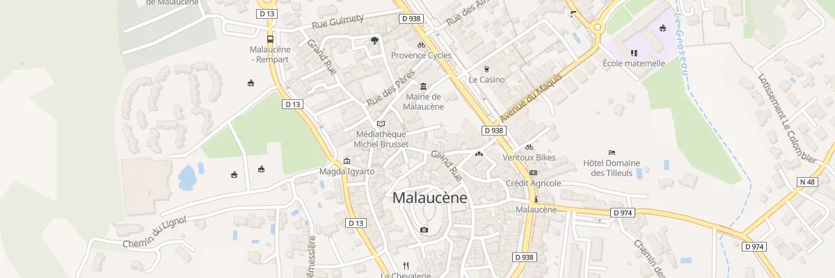 Plan du 41 Grande Rue à Malaucène