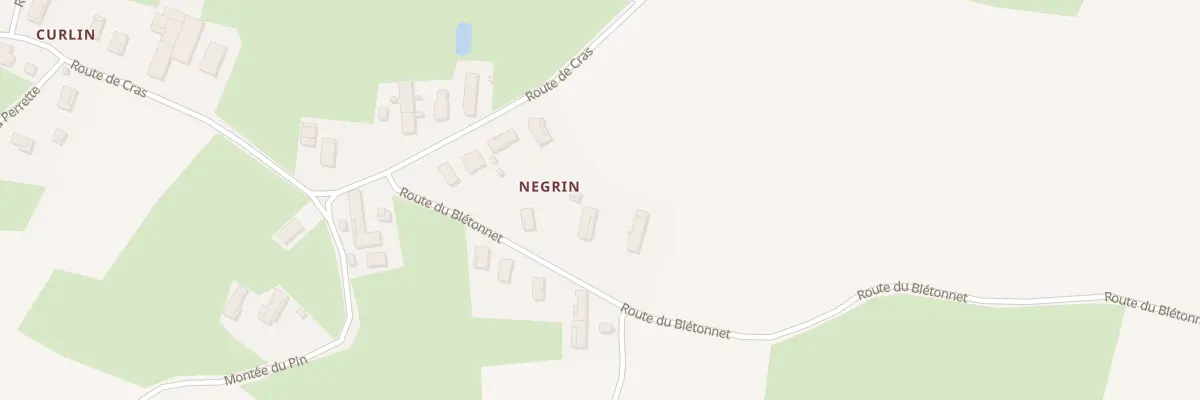 Plan du 223 Rte du Bletonnet à Saint-Martin-le-Châtel
