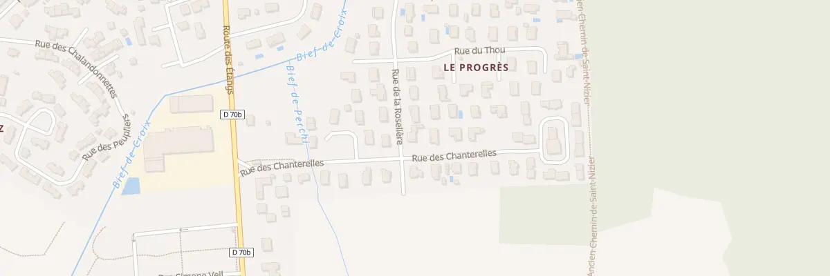 Plan du 2 Rue de la Roseliere à Saint-Paul-de-Varax