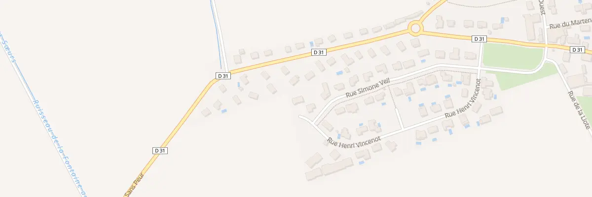 Plan du 28 Rue Simone Veil à Rouvres-en-Plaine