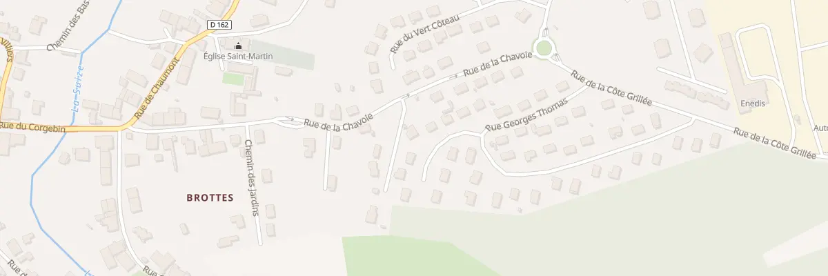 Plan du 18 Rue Georges Thomas à Chaumont