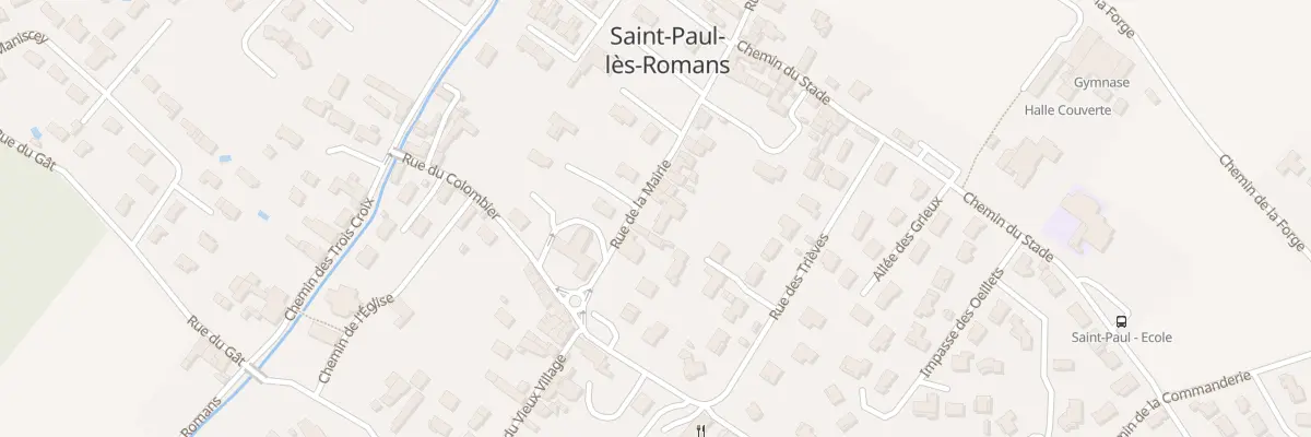 Plan du 485 Rue de la Mairie à Saint-Paul-lès-Romans