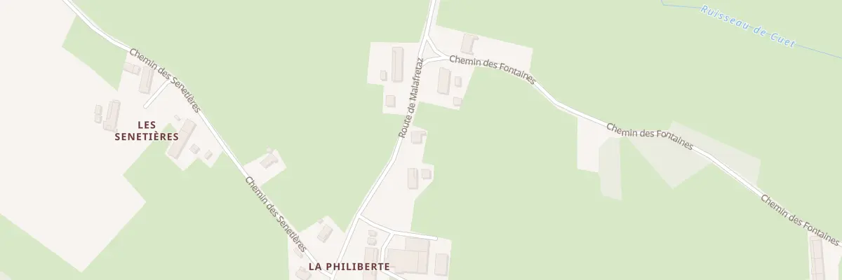Plan du 1014 Rte de Malafretaz à Saint-Martin-le-Châtel