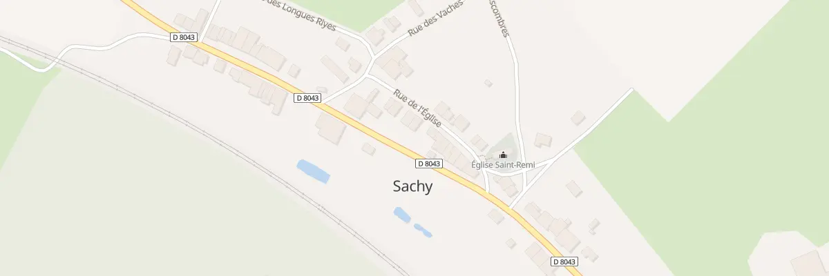 Plan du 5042 Le Village à Sachy