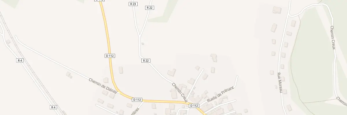 Plan du 4 Che Creux à Gemeaux