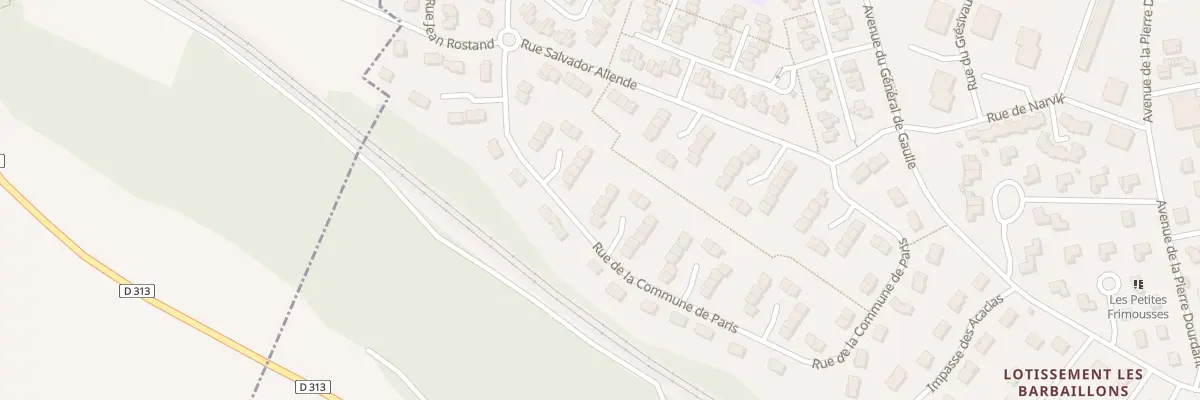 Plan du 12 Rue de la Commune de Paris à La Verpillière