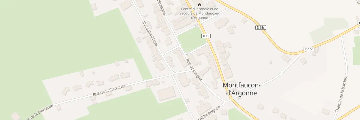 Plan du 15 Rue d’Espagne à Montfaucon-d’Argonne