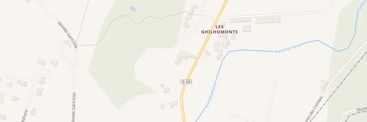 Plan du 5115 Saint Izier à Châtillon-Saint-Jean