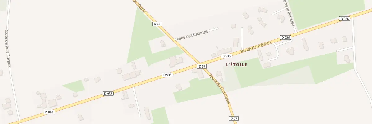 Plan du 1060 Rte de l’Etoile à Montracol