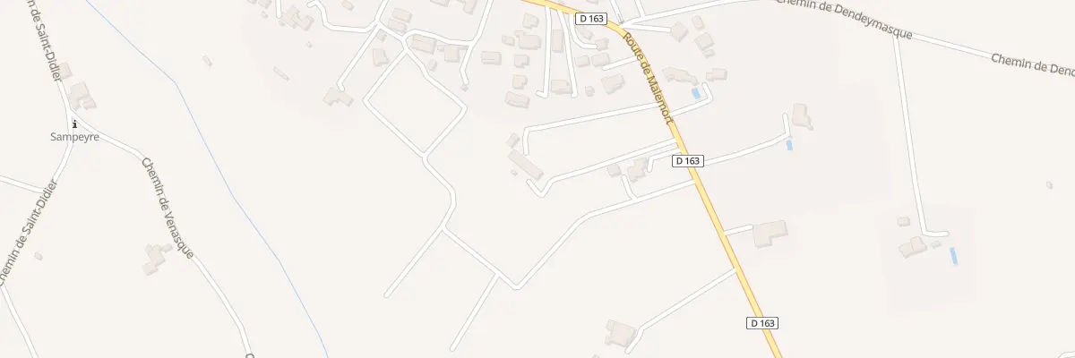 Plan du 820 Rte de Malemort à Mazan