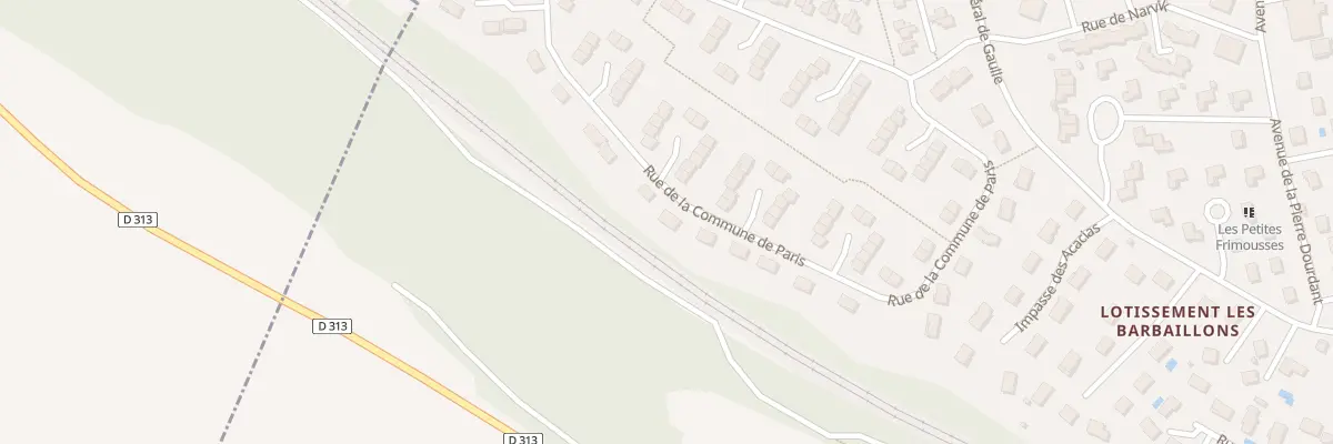 Plan du 116 Rue de la Commune de Paris à La Verpillière