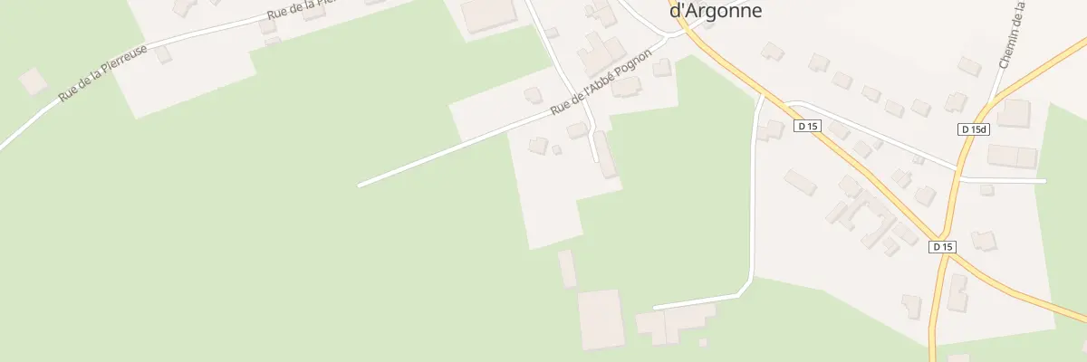 Plan du 7 Rue de l’Abbe Pognon à Montfaucon-d’Argonne