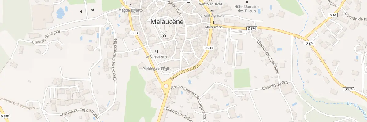 Plan du 91 Grande Rue à Malaucène