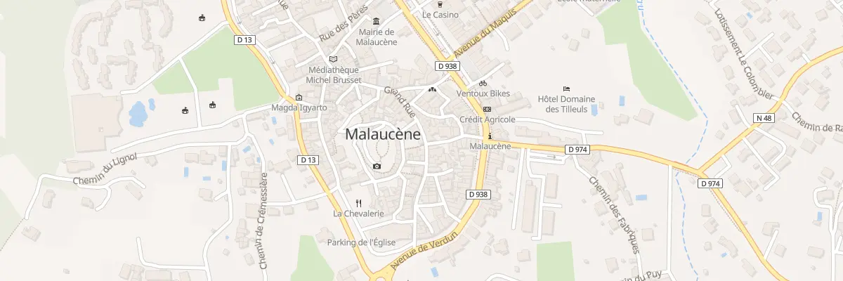 Plan du 66 Grande Rue à Malaucène