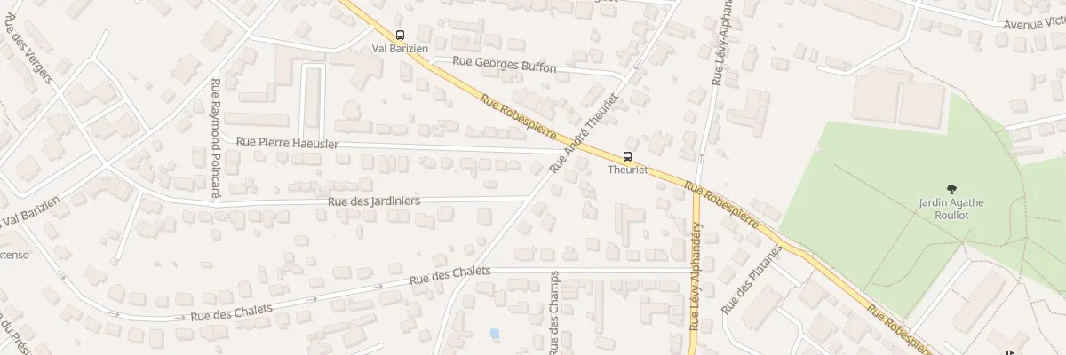 Plan du 26 Rue André Theuriet à Chaumont