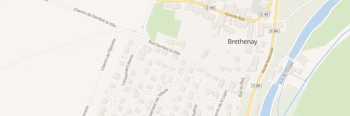 Plan du 3 Lot les Tilleuls à Brethenay