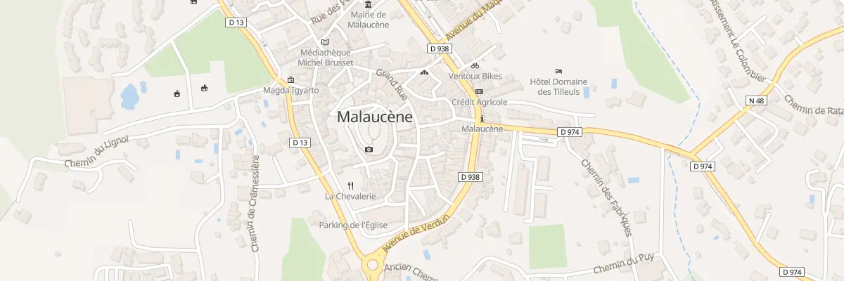Plan du 77 Grande Rue à Malaucène