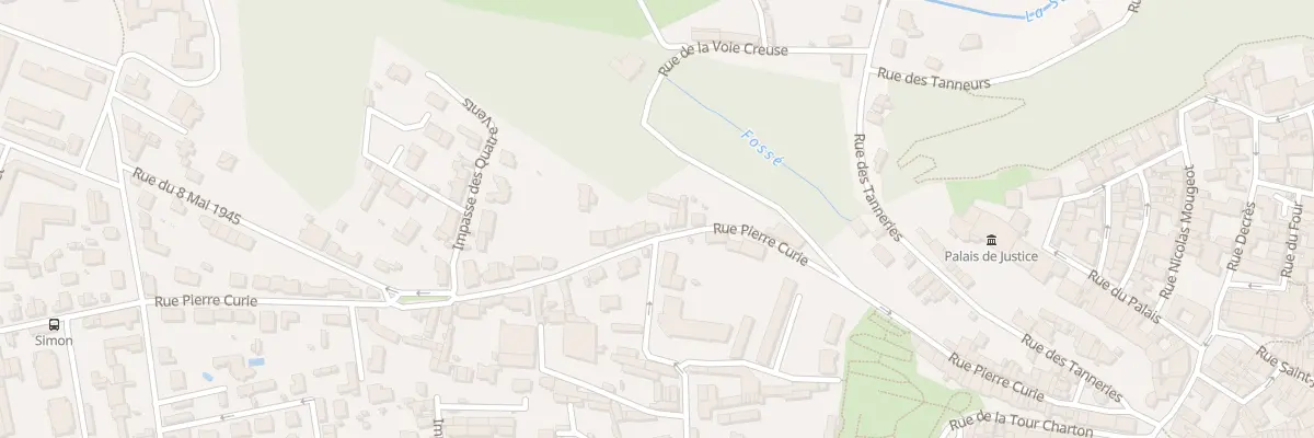 Plan du 50 Rue Pierre Curie à Chaumont